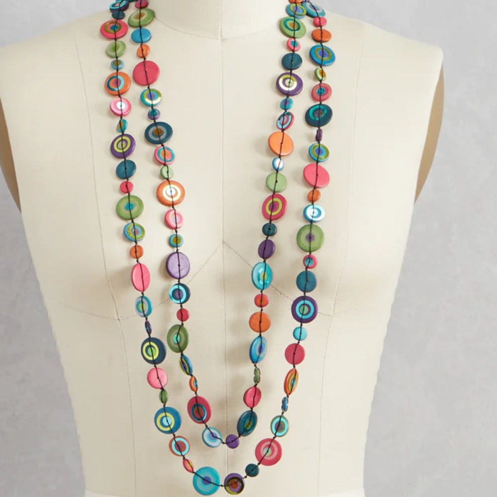 Not sure the brand - Kaleidoscope Necklace-gorgeous multicolor necklace-pristine